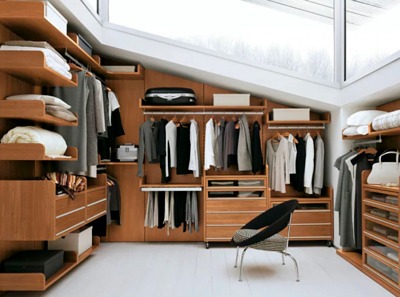 Типы гардеробных комнат