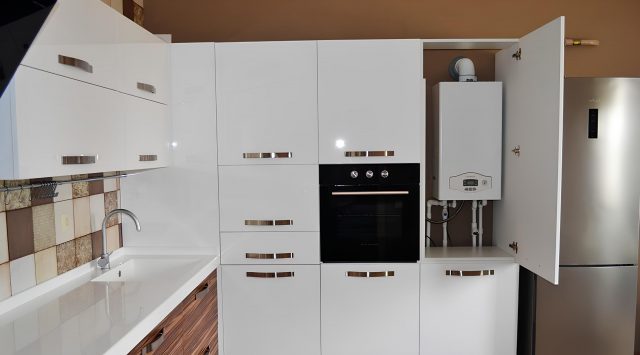 Как закрыть котел на кухне