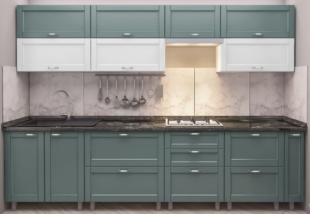 Переваги та недоліки пофарбованих фасадів кухні