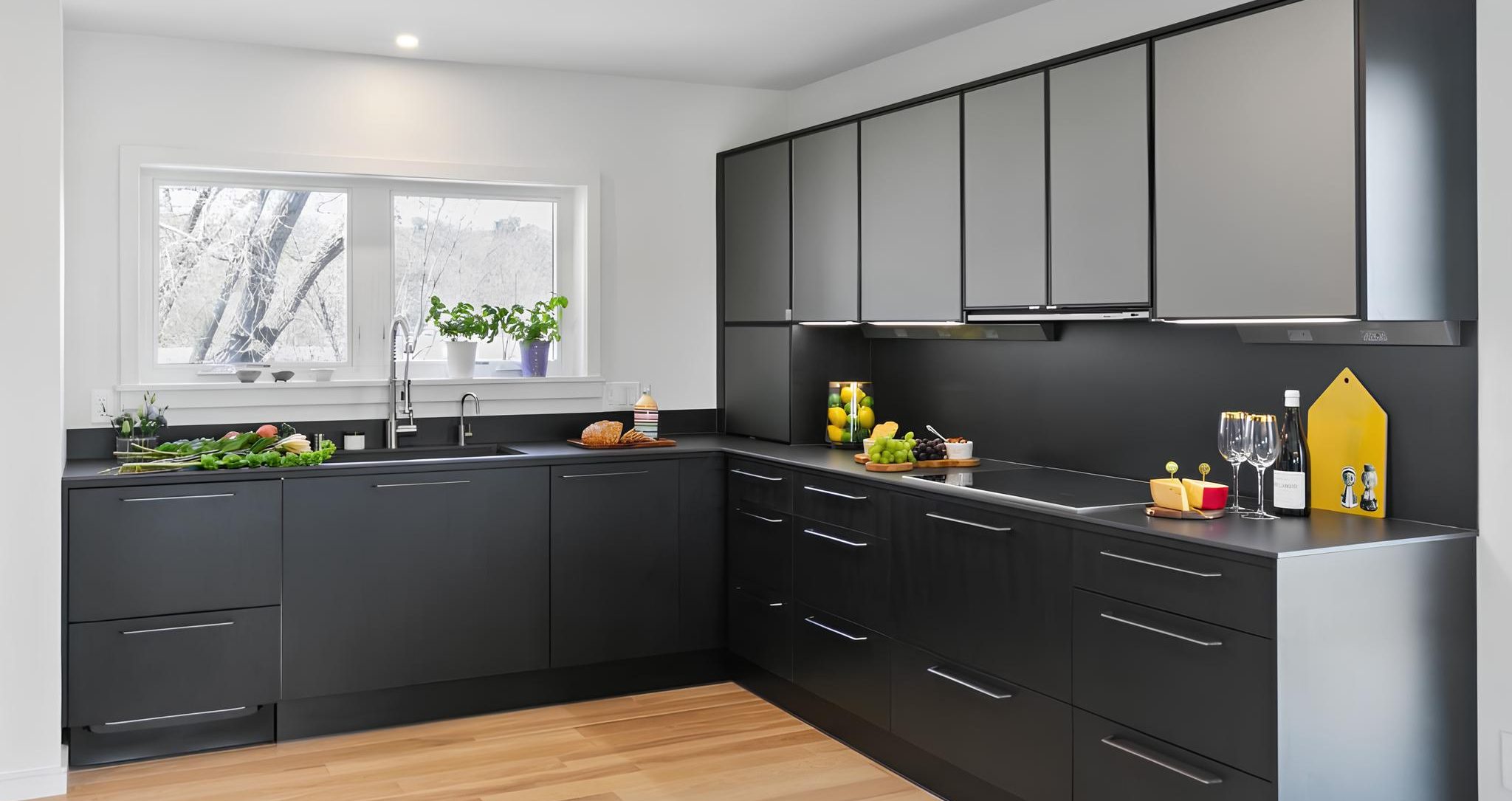 Кухни с фасадами из ДСП